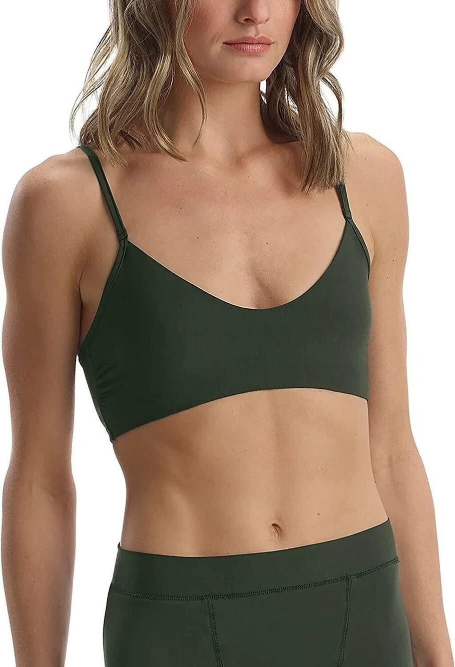 NWT $64 Tag Commando US Size XS Women's Olive Green Butter Bralette BRA209